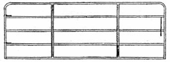 livestock animal corral ranch gate - 5 bar